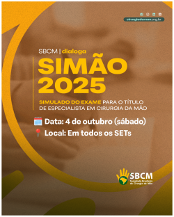 SBCM realiza o Simão 2025 em todos os Serviços de Ensino e Treinamento